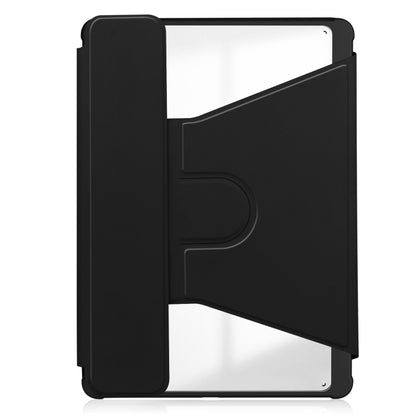 For iPad Pro 11 2024 Transparent Rotation Smart Leather Tablet Case with Keyboard(Black) - iPad Pro 11 2024 Cases by PMC Jewellery | Online Shopping South Africa | PMC Jewellery | Buy Now Pay Later Mobicred