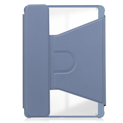 For iPad Pro 11 2024 Transparent Rotation Smart Leather Tablet Case with Keyboard(Lavender) - iPad Pro 11 2024 Cases by PMC Jewellery | Online Shopping South Africa | PMC Jewellery | Buy Now Pay Later Mobicred