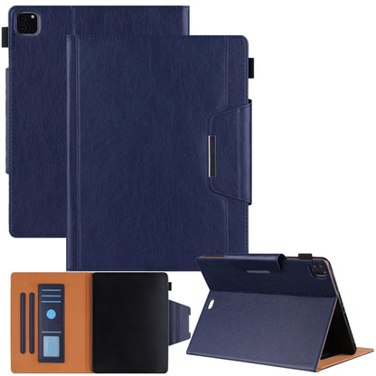 For iPad Pro 11 2024 Solid Color Metal Buckle Leather Smart Tablet Case(Royal Blue) - iPad Pro 11 2024 Cases by PMC Jewellery | Online Shopping South Africa | PMC Jewellery | Buy Now Pay Later Mobicred