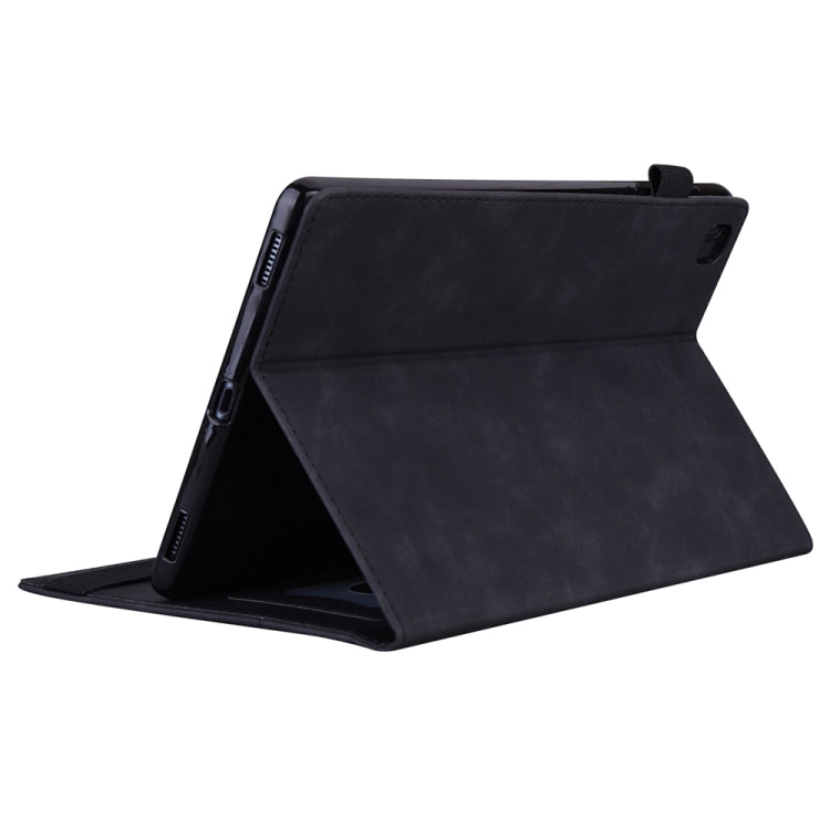 For iPad Pro 13 2024 Splicing Shockproof Leather Tablet Case(Black) - iPad Pro 13 2024 Cases by PMC Jewellery | Online Shopping South Africa | PMC Jewellery | Buy Now Pay Later Mobicred