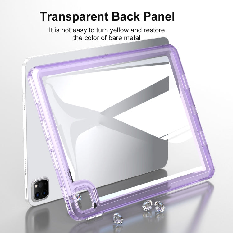 For iPad Air 11 2024 Transparent Acrylic Tablet Case(Pink) - iPad Air 11 2024 Cases by PMC Jewellery | Online Shopping South Africa | PMC Jewellery | Buy Now Pay Later Mobicred