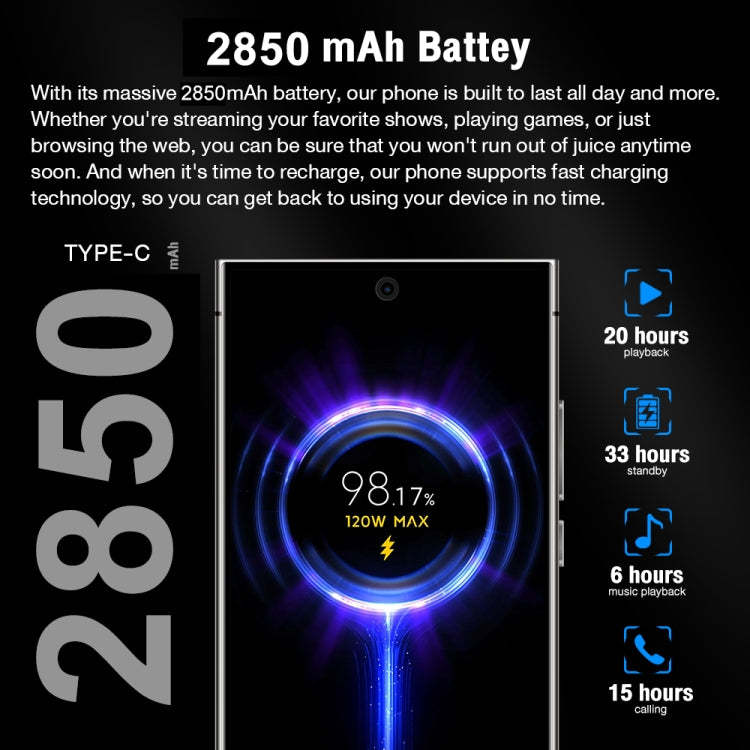 S24 Ultra / L26A, 3GB+64GB, 6.75 inch Screen, Android 8.1 MTK6753 Octa Core, Network: 4G, Dual SIM(Black) -  by PMC Jewellery | Online Shopping South Africa | PMC Jewellery