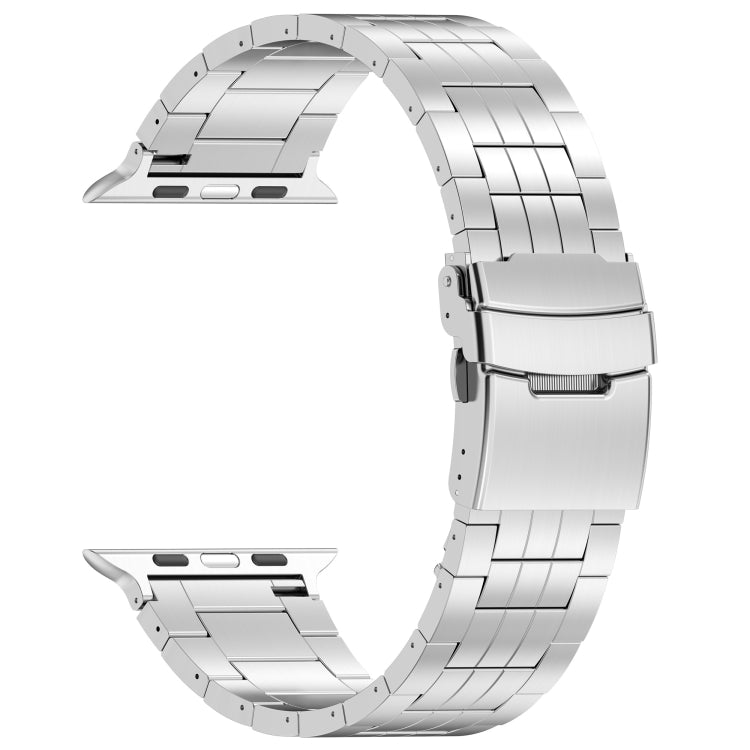For Apple Watch 42mm Armor 5-bead Titanium Watch Band(Silver) - free shipping - PMC TechLife - Order now!