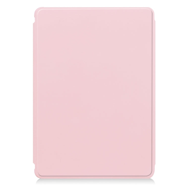 For iPad Air 13 2024 Transparent Rotation Smart Leather Tablet Case(Pink) - iPad Air 13 2024 Cases by PMC Jewellery | Online Shopping South Africa | PMC Jewellery | Buy Now Pay Later Mobicred