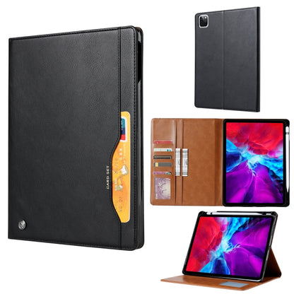 For iPad Pro 11 2024 Knead Skin Texture Horizontal Flip Leather Smart Tablet Case(Black) - iPad Pro 11 2024 Cases by PMC Jewellery | Online Shopping South Africa | PMC Jewellery | Buy Now Pay Later Mobicred