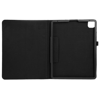 For iPad Air 11 2024 Litchi Texture Solid Color Leather Tablet Case(Black) - iPad Air 11 2024 Cases by PMC Jewellery | Online Shopping South Africa | PMC Jewellery | Buy Now Pay Later Mobicred