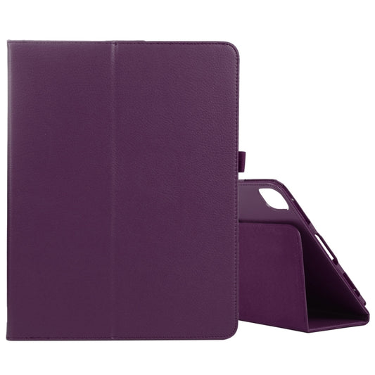 For iPad Pro 11 2024 Litchi Texture Solid Color Leather Tablet Case(Purple) - iPad Pro 11 2024 Cases by PMC Jewellery | Online Shopping South Africa | PMC Jewellery | Buy Now Pay Later Mobicred