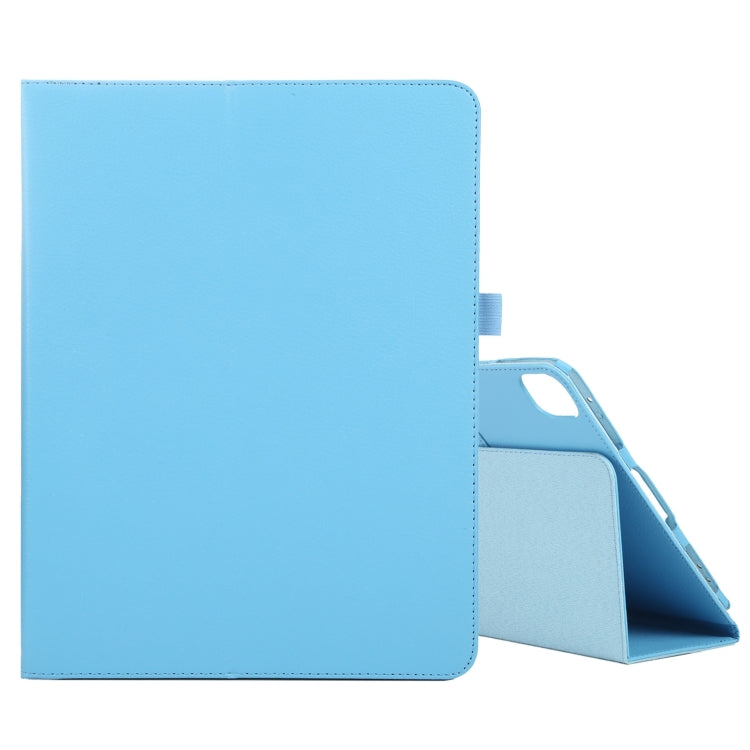 For iPad Pro 13 2024 Litchi Texture Solid Color Leather Tablet Case(Sky Blue) - iPad Pro 13 2024 Cases by PMC TechLife | Online Shopping South Africa | PMC TechLife | Buy Now Pay Later Mobicred