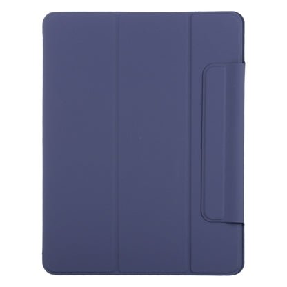 For iPad Pro 13 2024 Double-sided Clip Fixed Buckle Magnetic PU Leather Smart Tablet Case(Dark Blue) - iPad Pro 13 2024 Cases by PMC Jewellery | Online Shopping South Africa | PMC Jewellery | Buy Now Pay Later Mobicred