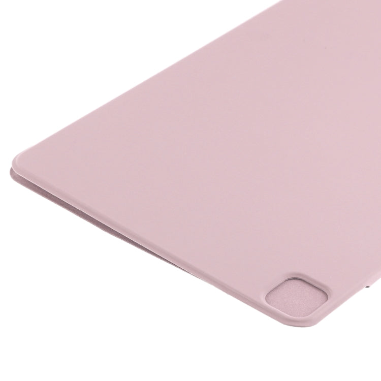 For iPad Pro 13 2024 Double-sided Clip Fixed Buckle Magnetic PU Leather Smart Tablet Case(Rose Gold) - iPad Pro 13 2024 Cases by PMC Jewellery | Online Shopping South Africa | PMC Jewellery | Buy Now Pay Later Mobicred