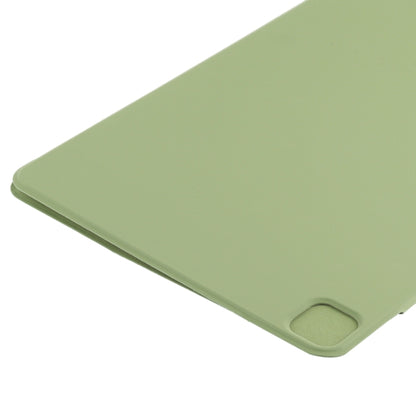 For iPad Pro 13 2024 Double-sided Clip Fixed Buckle Magnetic PU Leather Smart Tablet Case(Grass Green) - iPad Pro 13 2024 Cases by PMC Jewellery | Online Shopping South Africa | PMC Jewellery | Buy Now Pay Later Mobicred