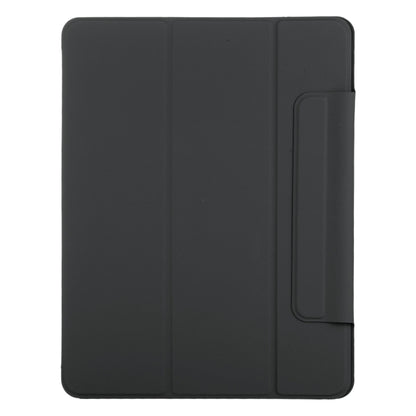 For iPad Air 11 2024 Double-sided Clip Fixed Buckle Magnetic PU Leather Smart Tablet Case(Black) - iPad Air 11 2024 Cases by PMC Jewellery | Online Shopping South Africa | PMC Jewellery | Buy Now Pay Later Mobicred