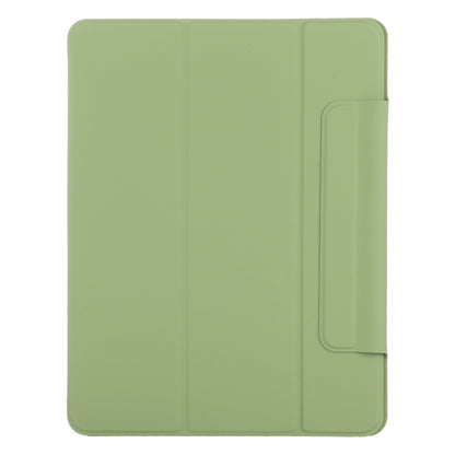 For iPad Air 13 2024 Double-sided Clip Fixed Buckle Magnetic PU Leather Smart Tablet Case(Grass Green) - iPad Air 13 2024 Cases by PMC Jewellery | Online Shopping South Africa | PMC Jewellery | Buy Now Pay Later Mobicred