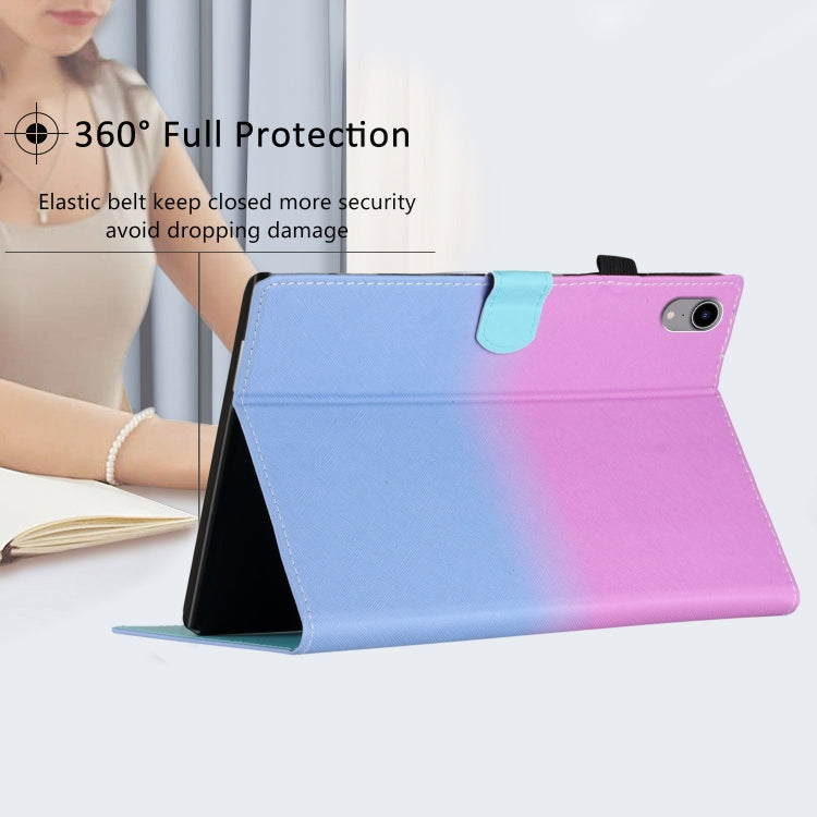 For iPad Pro 11 2024 Stitching Gradient Smart Leather Tablet Case(Purple Blue) - iPad Pro 11 2024 Cases by PMC TechLife | Online Shopping South Africa | PMC TechLife | Buy Now Pay Later Mobicred