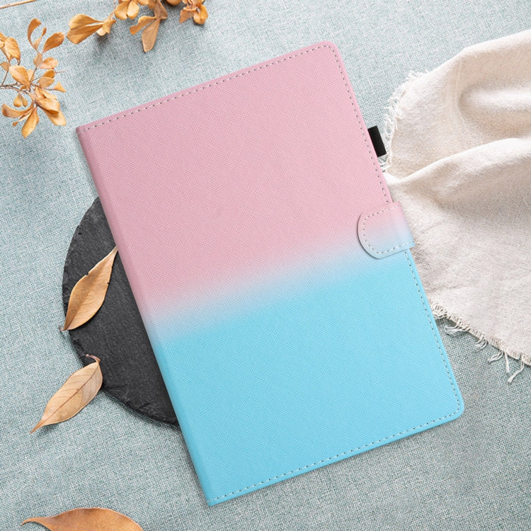 For iPad Pro 11 2024 Stitching Gradient Smart Leather Tablet Case(Pink Blue) - iPad Pro 11 2024 Cases by PMC Jewellery | Online Shopping South Africa | PMC Jewellery | Buy Now Pay Later Mobicred