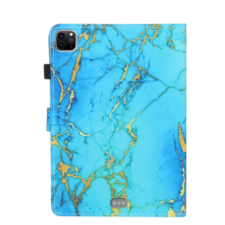 For iPad Pro 11 2024 Coloured Drawing Stitching Smart Leather Tablet Case(Gold Plated Marble) - iPad Pro 11 2024 Cases by PMC TechLife | Online Shopping South Africa | PMC TechLife | Buy Now Pay Later Mobicred