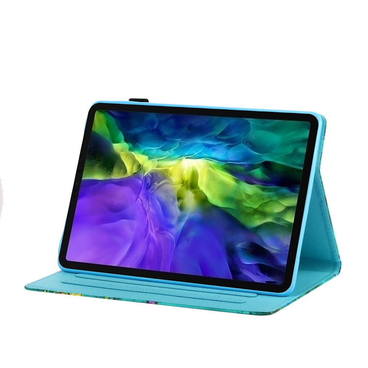 For iPad Pro 11 2024 Coloured Drawing Stitching Smart Leather Tablet Case(Gold Plated Marble) - iPad Pro 11 2024 Cases by PMC TechLife | Online Shopping South Africa | PMC TechLife | Buy Now Pay Later Mobicred