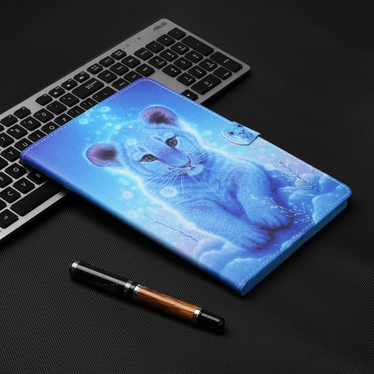 For iPad Pro 11 2024 Coloured Drawing Stitching Smart Leather Tablet Case(Little Tiger) - iPad Pro 11 2024 Cases by PMC Jewellery | Online Shopping South Africa | PMC Jewellery | Buy Now Pay Later Mobicred