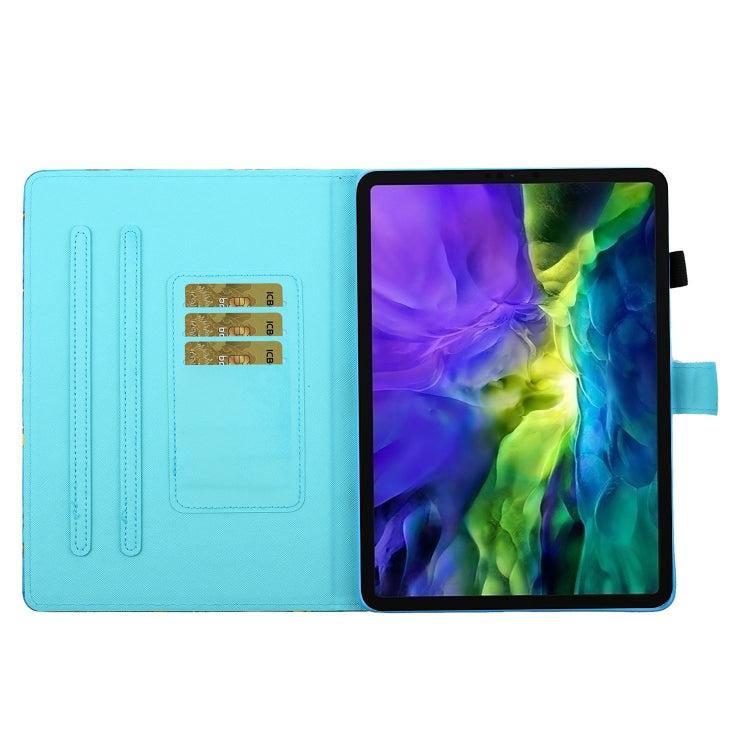 For iPad Pro 11 2024 Coloured Drawing Stitching Smart Leather Tablet Case(Mountain View) - iPad Pro 11 2024 Cases by PMC TechLife | Online Shopping South Africa | PMC TechLife | Buy Now Pay Later Mobicred
