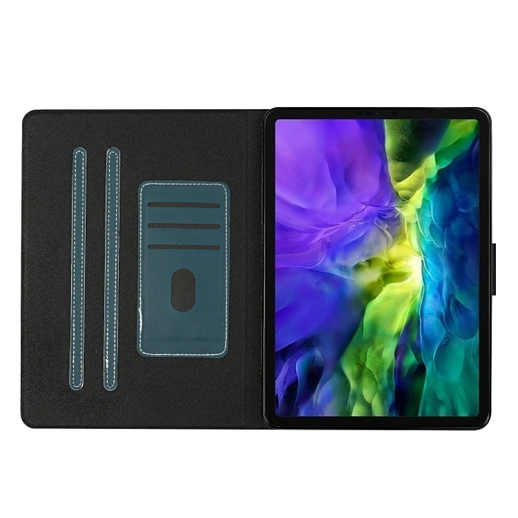 For iPad Pro 11 2024 Pure Color Smart Leather Tablet Case(Deep Green) - iPad Pro 11 2024 Cases by PMC TechLife | Online Shopping South Africa | PMC TechLife | Buy Now Pay Later Mobicred