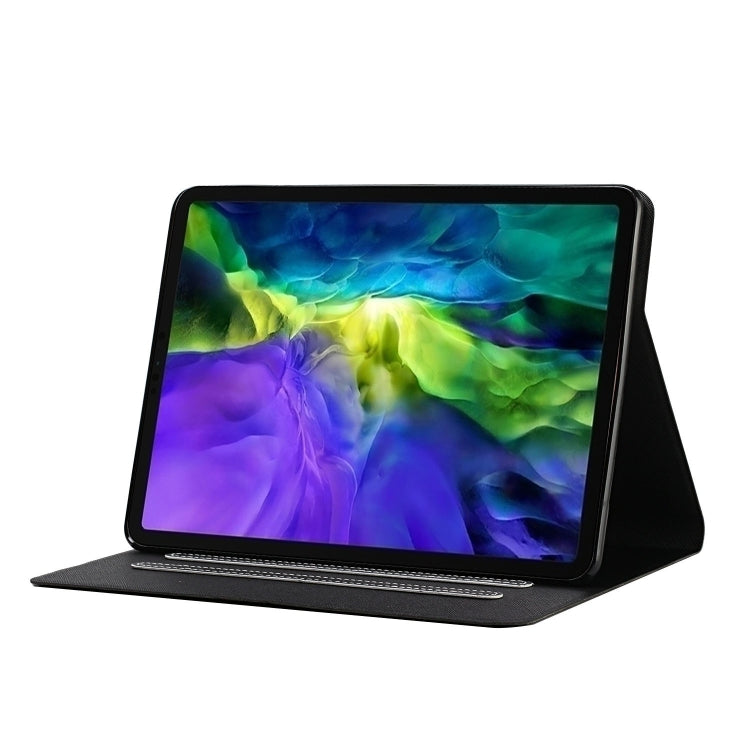For iPad Pro 11 2024 Pure Color Smart Leather Tablet Case(Black) - iPad Pro 11 2024 Cases by PMC TechLife | Online Shopping South Africa | PMC TechLife | Buy Now Pay Later Mobicred
