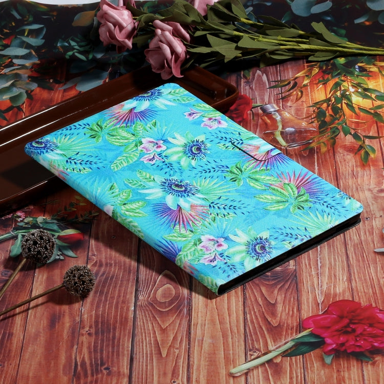 For iPad Pro 11 2024 Voltage Coloured Drawing Smart Leather Tablet Case(Flowers) - iPad Pro 11 2024 Cases by PMC TechLife | Online Shopping South Africa | PMC TechLife | Buy Now Pay Later Mobicred