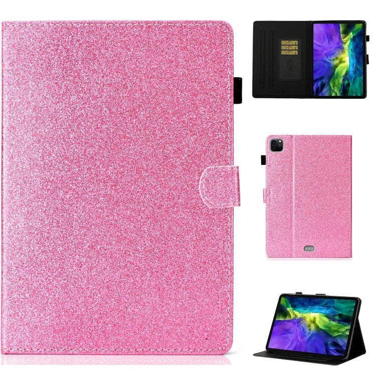 For iPad Pro 11 2024 Glitter Smart Leather Tablet Case(Pink) - iPad Pro 11 2024 Cases by PMC Jewellery | Online Shopping South Africa | PMC Jewellery | Buy Now Pay Later Mobicred