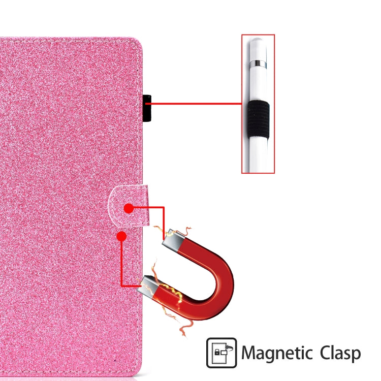 For iPad Pro 11 2024 Glitter Smart Leather Tablet Case(Pink) - iPad Pro 11 2024 Cases by PMC Jewellery | Online Shopping South Africa | PMC Jewellery | Buy Now Pay Later Mobicred