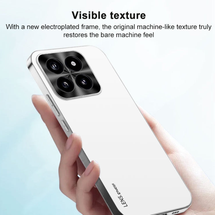 For Xiaomi Redmi K70 Ultra AG Frosted Electroplating Acrylic Phone Case(Silver White) - Xiaomi Cases by PMC Jewellery | Online Shopping South Africa | PMC Jewellery | Buy Now Pay Later Mobicred