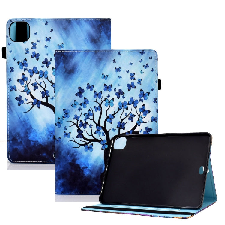 For iPad Pro 11 2024 Painted Elastic Band Smart Leather Tablet Case(Butterfly Tree) - iPad Pro 11 2024 Cases by PMC Jewellery | Online Shopping South Africa | PMC Jewellery | Buy Now Pay Later Mobicred