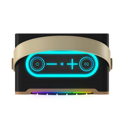 NewRixing NR8801 15W Portable Outdoor Bluetooth Speaker TWS Stereo Speaker(khaki) - Desktop Speaker by NewRixing | Online Shopping South Africa | PMC Jewellery | Buy Now Pay Later Mobicred