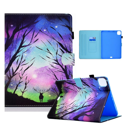 For iPad Pro 11 2024 Painted Stitching Smart Leather Tablet Case(Starry Deer) - iPad Pro 11 2024 Cases by PMC Jewellery | Online Shopping South Africa | PMC Jewellery | Buy Now Pay Later Mobicred