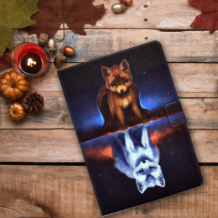 For iPad Pro 11 2024 Colored Drawing Smart Leather Tablet Case(Fox) - iPad Pro 11 2024 Cases by PMC Jewellery | Online Shopping South Africa | PMC Jewellery | Buy Now Pay Later Mobicred