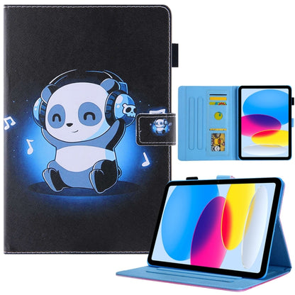 For iPad Pro 11 2024 Colored Drawing Leather Smart Tablet Case(Music Panda) - iPad Pro 11 2024 Cases by PMC Jewellery | Online Shopping South Africa | PMC Jewellery | Buy Now Pay Later Mobicred