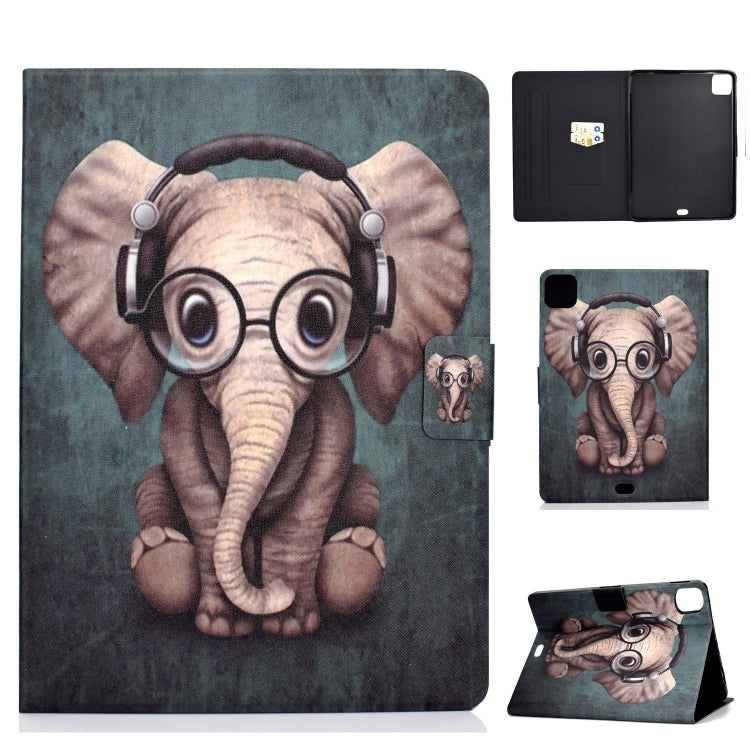 For iPad Pro 11 2024 Voltage Colored Drawing Smart Leather Tablet Case(Elephant) - iPad Pro 11 2024 Cases by PMC Jewellery | Online Shopping South Africa | PMC Jewellery | Buy Now Pay Later Mobicred