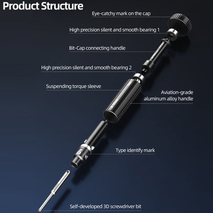 QianLi iWhale Special S2 Steel Magnetic Torque 3D Screwdriver, Model:D Pinhead Phillips 0.35 - Screwdriver by QIANLI | Online Shopping South Africa | PMC Jewellery | Buy Now Pay Later Mobicred