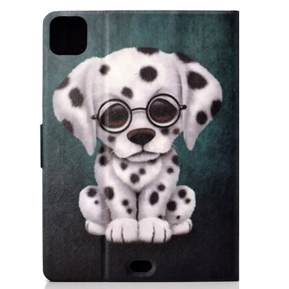 For iPad Pro 11 2024 Voltage Colored Drawing Smart Leather Tablet Case(Speckled Dog) - iPad Pro 11 2024 Cases by PMC Jewellery | Online Shopping South Africa | PMC Jewellery | Buy Now Pay Later Mobicred