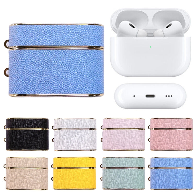 For AirPods 2 / 1 Cylindrical Ball Texture Bluetooth Earphone Protective Case(Sky Blue) - For AirPods 1/2 by PMC Jewellery | Online Shopping South Africa | PMC Jewellery | Buy Now Pay Later Mobicred