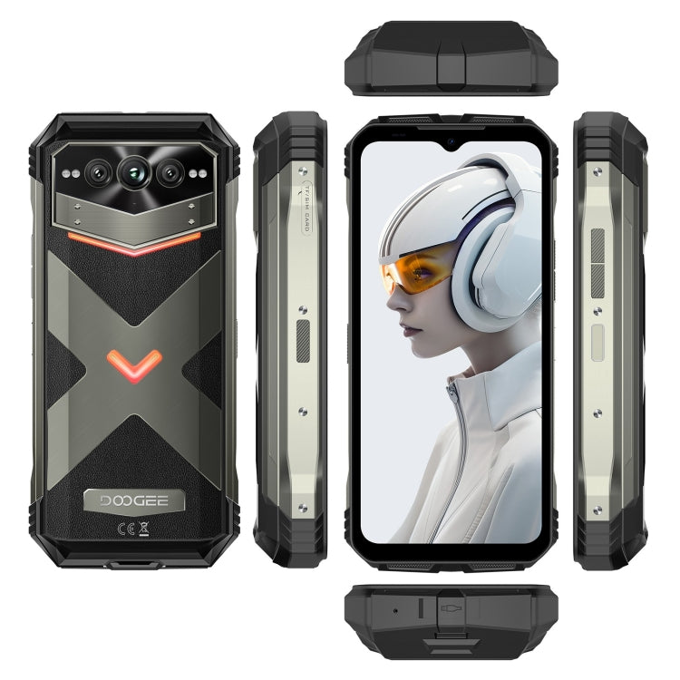 [HK Warehouse] DOOGEE Vmax Plus 5G Rugged Phone, 16GB+512GB, 6.58 inch Android 14 MediaTek Dimensity 7050 Octa Core, Network: 5G, OTG, NFC(Grey) - DOOGEE by DOOGEE | Online Shopping South Africa | PMC Jewellery | Buy Now Pay Later Mobicred