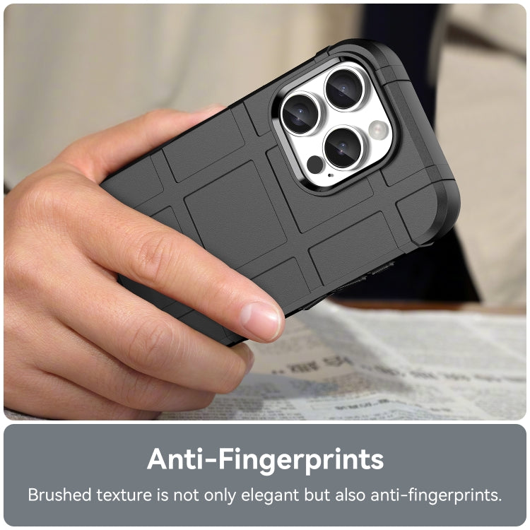For iPhone 16 Pro Full Coverage Shockproof TPU Phone Case(Black) - iPhone 16 Pro Cases by PMC TechLife | Online Shopping South Africa | PMC TechLife | Buy Now Pay Later Mobicred
