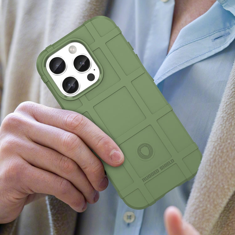 For iPhone 16 Pro Full Coverage Shockproof TPU Phone Case(Green) - iPhone 16 Pro Cases by PMC TechLife | Online Shopping South Africa | PMC TechLife | Buy Now Pay Later Mobicred