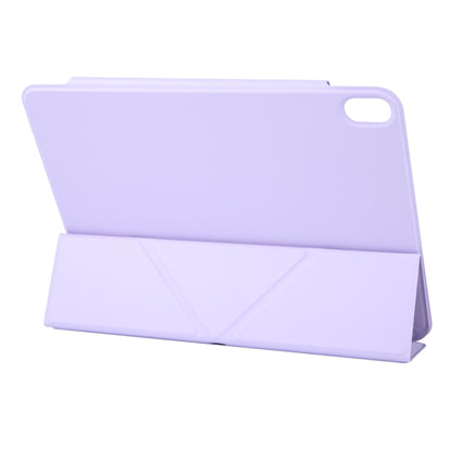 For iPad Air 11 2024 Y-Shape Double-sided Clip Magnetic Smart Tablet Case(Purple) - iPad Air 11 2024 Cases by PMC Jewellery | Online Shopping South Africa | PMC Jewellery | Buy Now Pay Later Mobicred