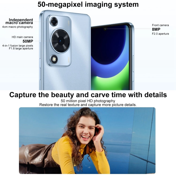 HUAWEI Enjoy 70S, 8GB+256GB, Side Fingerprint Identification, 6.75 inch HarmonyOS 4.2 Octa Core 2.4GHz, Network: 4G, Not Support Google Play(White) - Huawei Mate & P by Huawei | Online Shopping South Africa | PMC Jewellery | Buy Now Pay Later Mobicred