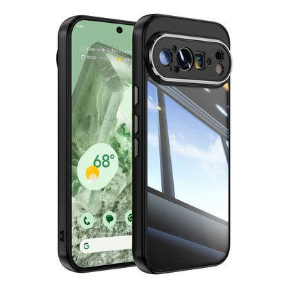 For Google Pixel 9 / 9 Pro Acrylic Hybrid TPU Armor Shockproof Phone Case(Black) - Google Cases by PMC Jewellery | Online Shopping South Africa | PMC Jewellery | Buy Now Pay Later Mobicred