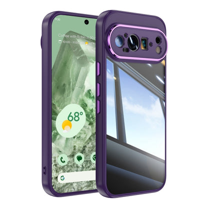 For Google Pixel 9 Pro XL Acrylic Hybrid TPU Armor Shockproof Phone Case(Purple) - Google Cases by PMC Jewellery | Online Shopping South Africa | PMC Jewellery | Buy Now Pay Later Mobicred