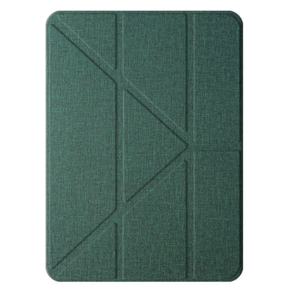 For iPad Air 13 2024 Mutural Multi-fold Smart Leather Tablet Case(Green) - iPad Air 13 2024 Cases by Mutural | Online Shopping South Africa | PMC Jewellery | Buy Now Pay Later Mobicred