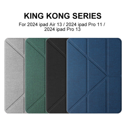 For iPad Pro 13 2024 Mutural Multi-fold Smart Leather Tablet Case(Blue) - iPad Pro 13 2024 Cases by Mutural | Online Shopping South Africa | PMC Jewellery | Buy Now Pay Later Mobicred