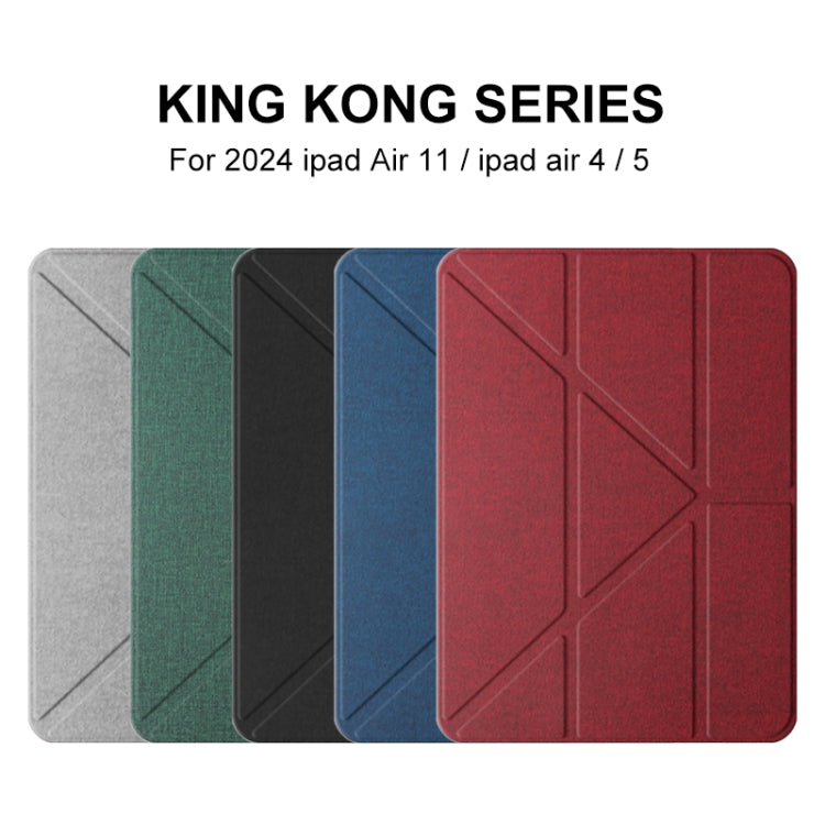 For iPad Air 11 2025 / 2024 Mutural Multi-fold Smart Leather Tablet Case(Grey) - free shipping - PMC TechLife - Order now!