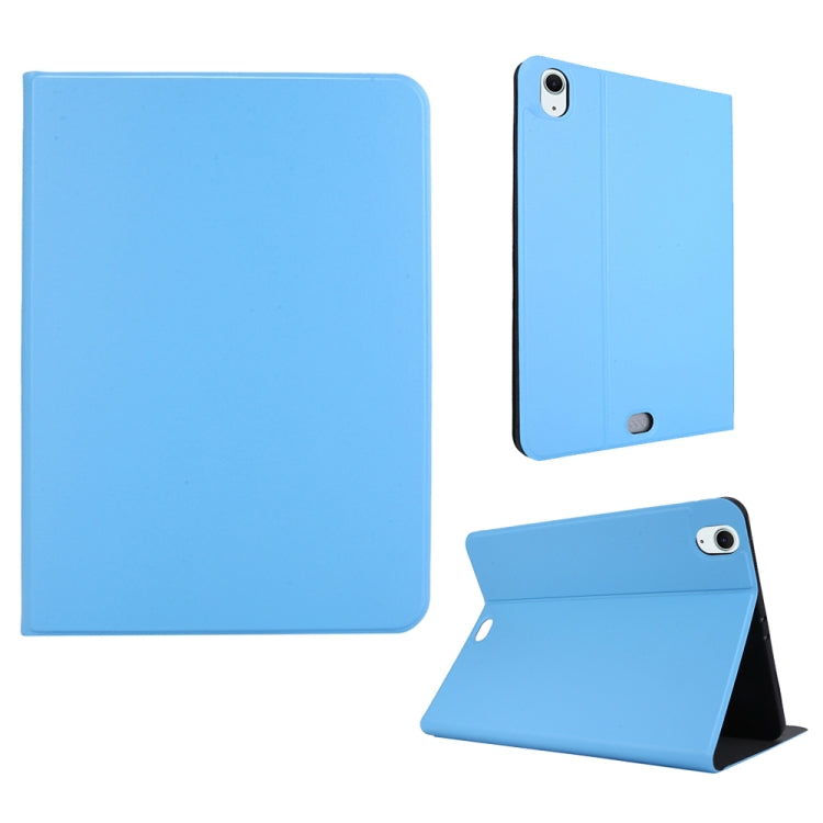 For iPad Air 11 2025 / 2024 Stretch Voltage Plain Leather Smart Tablet Case(Light Blue) - iPad Air 11 2025 / 2024 Cases by PMC Jewellery | Online Shopping South Africa | PMC Jewellery | Buy Now Pay Later Mobicred