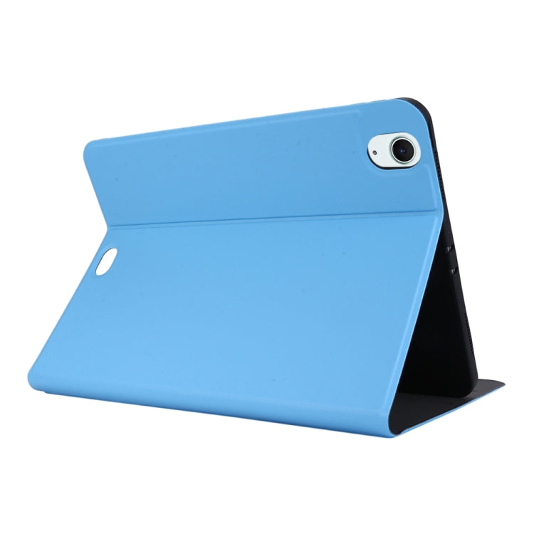 For iPad Air 11 2025 / 2024 Stretch Voltage Plain Leather Smart Tablet Case(Light Blue) - iPad Air 11 2025 / 2024 Cases by PMC Jewellery | Online Shopping South Africa | PMC Jewellery | Buy Now Pay Later Mobicred